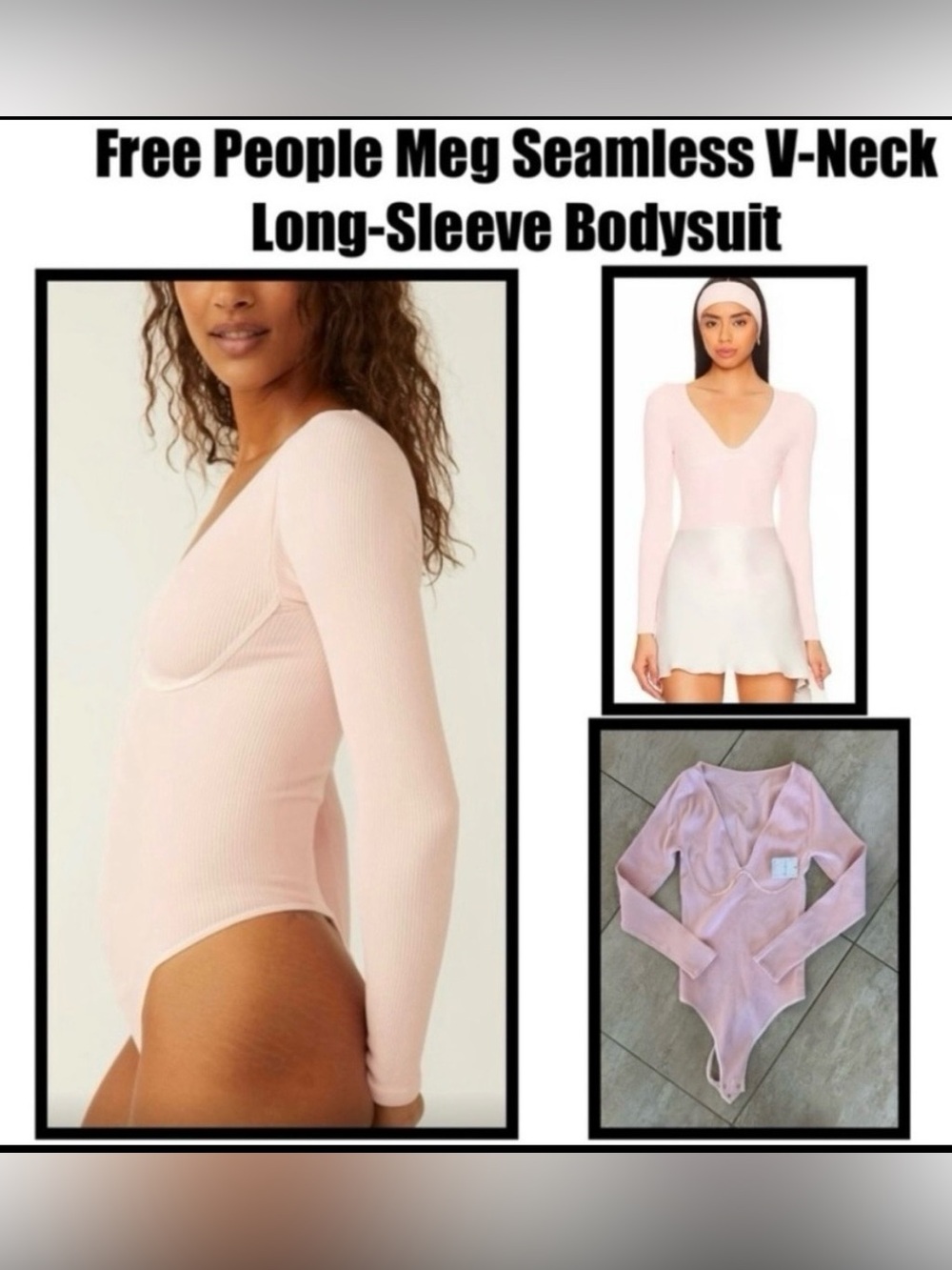Free People Long-Sleeve Bodysuit